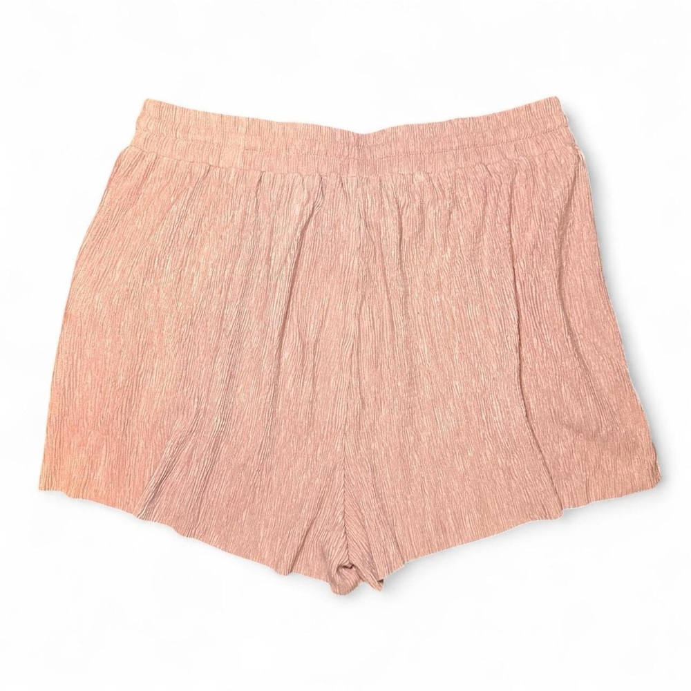 NWT MINKPINK x M|PC Textured Faux Suede Pastel Pink Lounge Shorts — SMALL - Picture 3 of 4